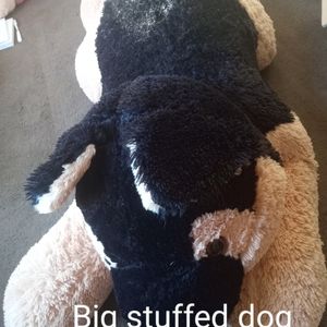 Big stuffed Valentine Dog